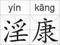 淫康的拼音