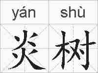 炎树的拼音