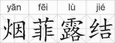 烟菲露结的拼音