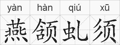 燕颔虬须的拼音
