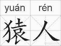 猿人的拼音