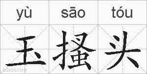 玉搔头的拼音