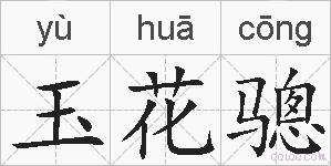 玉花骢的拼音
