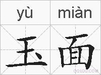 玉面的拼音