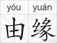 由缘的拼音