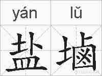 盐塷的拼音