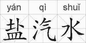 盐汽水的拼音