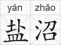 盐沼的拼音