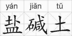 盐碱土的拼音