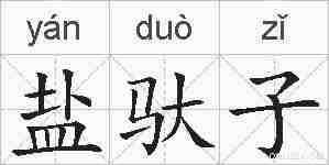 盐驮子的拼音