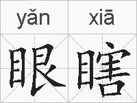 眼瞎的拼音