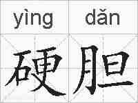 硬胆的拼音