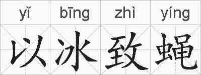 以冰致蝇的拼音