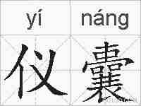 仪囊的拼音
