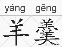 羊羹的拼音