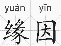 缘因的拼音