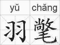 羽氅的拼音