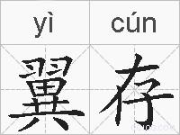 翼存的拼音