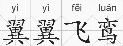 翼翼飞鸾的拼音