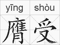 膺受的拼音