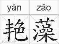 艳藻的拼音