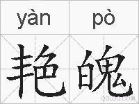艳魄的拼音
