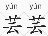 芸芸的拼音