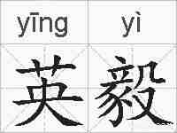 英毅的拼音
