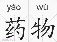 药物的拼音
