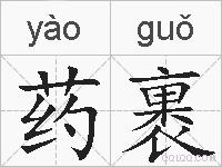 药裹的拼音