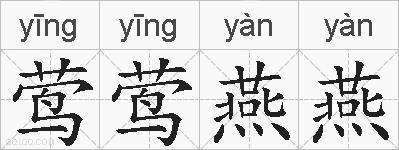莺莺燕燕的拼音