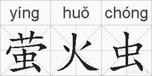 萤火虫的拼音