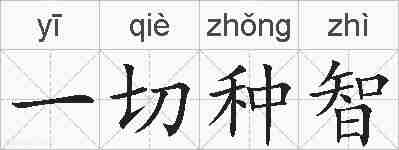一切种智的拼音