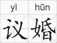 议婚的拼音