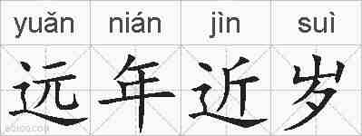 远年近岁的拼音