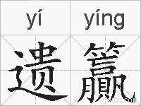 遗籯的拼音