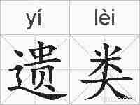 遗类的拼音