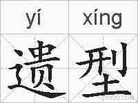 遗型的拼音