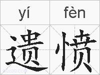 遗愤的拼音
