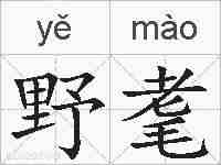 野耄的拼音