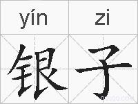 银子的拼音