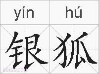 银狐的拼音