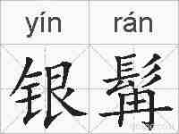 银髯的拼音
