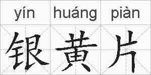 银黄片的拼音