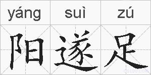 阳遂足的拼音