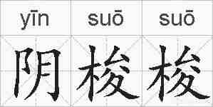 阴梭梭的拼音