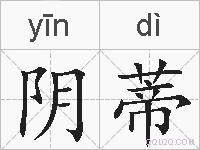 阴蒂的拼音