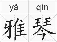 雅琴的拼音