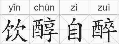 饮醇自醉的拼音