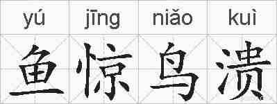 鱼惊鸟溃的拼音
